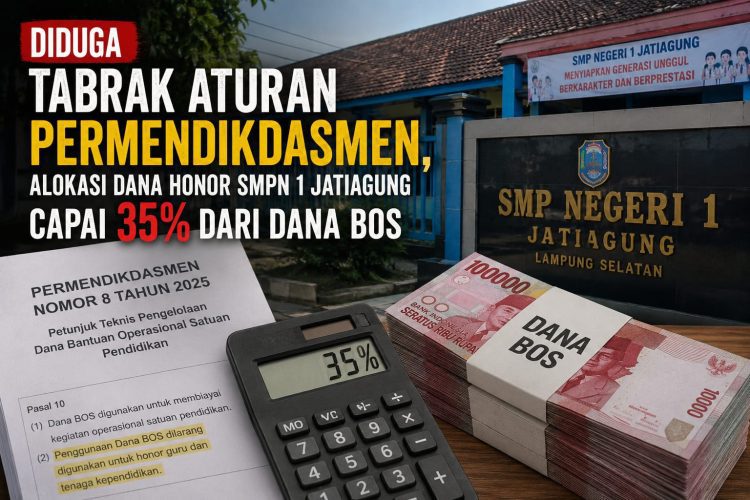 SMPN 1 Jatiagung Disorot, Porsi Honor Tenaga Non-ASN Melebihi Batas Aturan