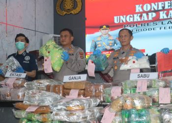 17 Pengungkapan Besar dalam 5 Bulan, Polda Lampung Sita 179,5 Kg Sabu dan 44 Ribu Butir Ekstasi