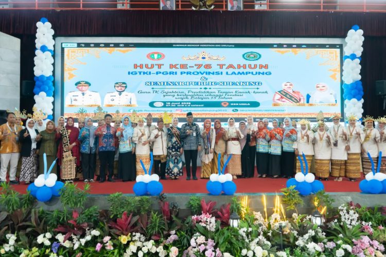 Bunda PAUD Lampung Siap Bahu-Membahu dengan IGTKI-PGRI Wujudkan Generasi Emas 2045