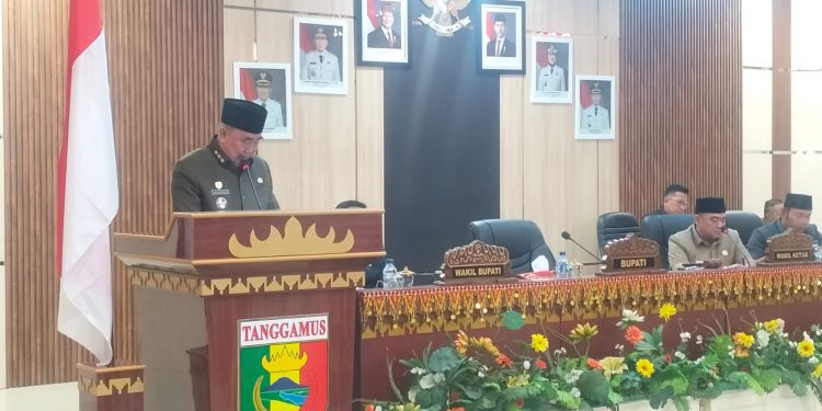 Tanggamus Catat Surplus Rp81,84 Miliar, Bupati Ajukan Ranperda Pertanggungjawaban APBD