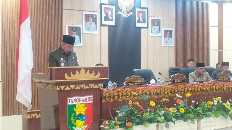 Tanggamus Catat Surplus Rp81,84 Miliar, Bupati Ajukan Ranperda Pertanggungjawaban APBD