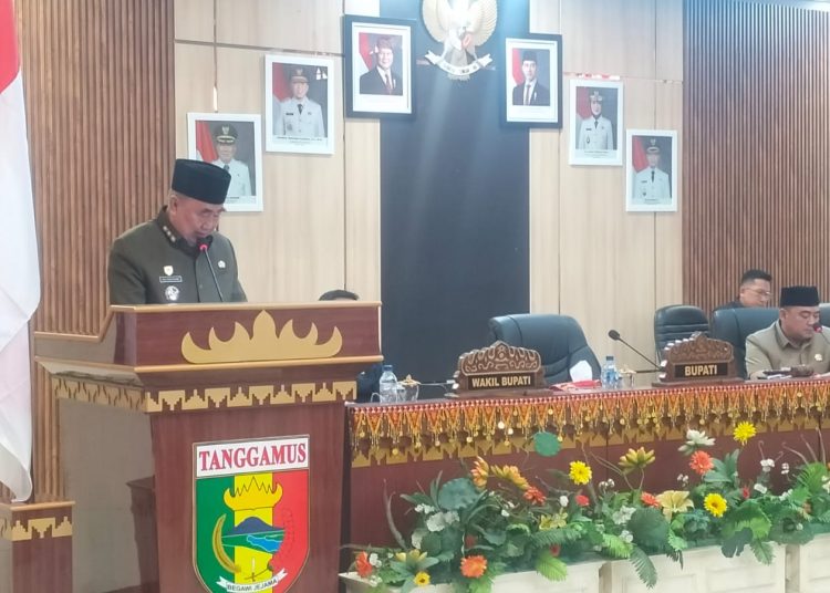 Tanggamus Catat Surplus Rp81,84 Miliar, Bupati Ajukan Ranperda Pertanggungjawaban APBD