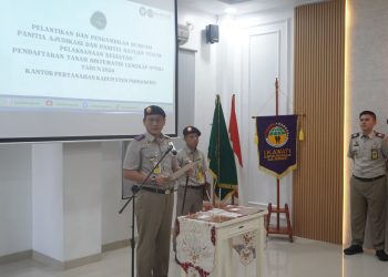 Wujudkan Kepastian Hukum Tanah, Panitia PTSL 2026 Kabupaten Pringsewu Resmi Dilantik